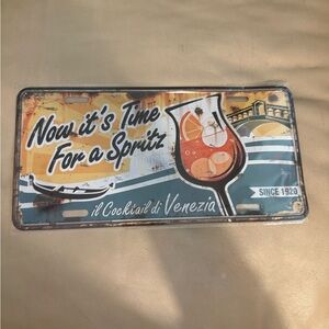 Vintage Style Spritz Sign